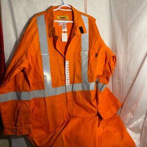 NWT CONDOR Orange Coveralls 54 Regular Fire Resistant WC2FROR ATPV 12.7